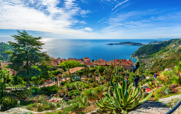 Eze an der französischen Riviera