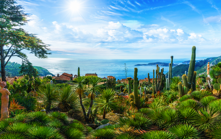 Eze an der französischen Riviera