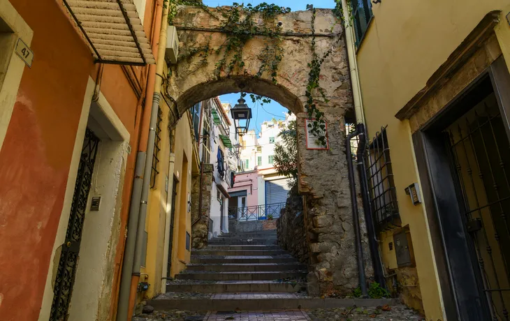 La Pigna di Sanremo, die mittelalterliche Altstadt der Küstenstadt Sanremo