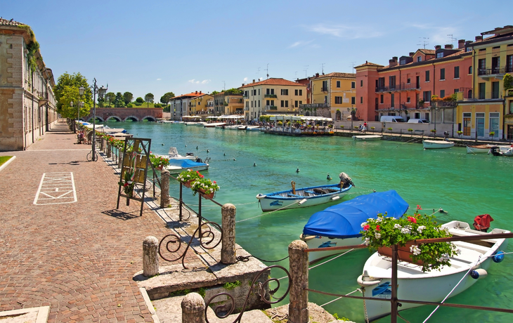 Peschiera Del Garda in der Provinz Venetien am Gardasee, Italien