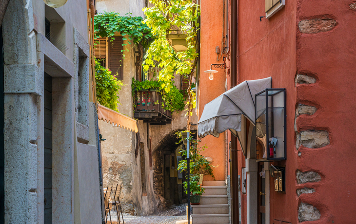 Malcesine, beautiful little town on Lake Garda. Veneto, Province of Verona, Italy.