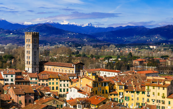 Lucca in der Toskana
