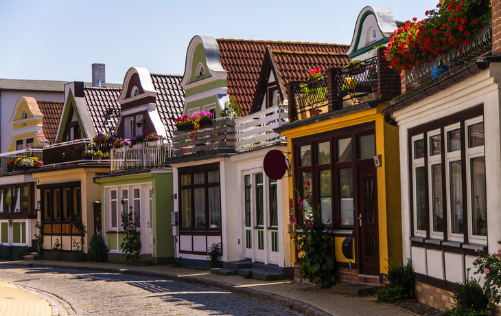 Gasse in Warnemünde