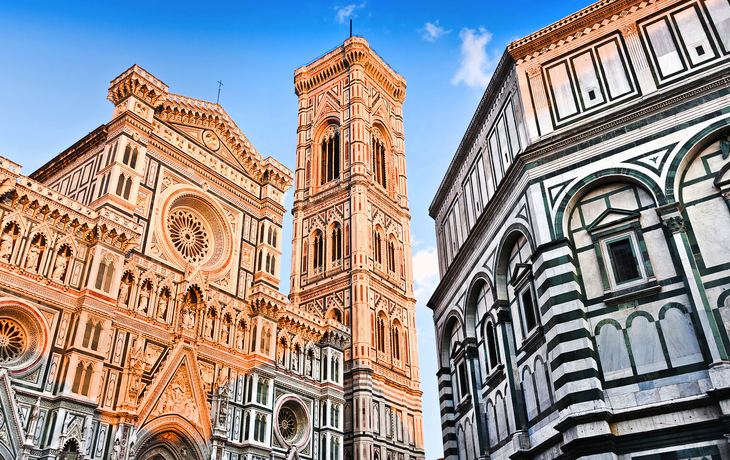 Dom zu Florenz mit Baptisterium in Florenz