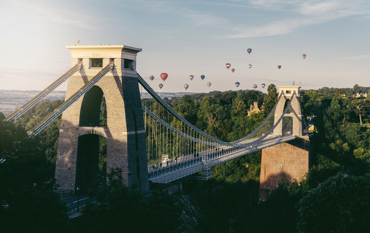 Clifton Suspension Bridge in Bristol, Vereinigtes Königreich