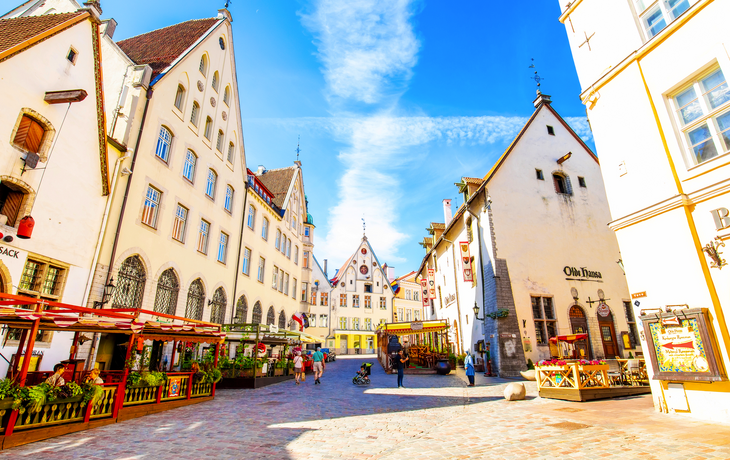 Panoramablick auf die Altstadt von Tallinn