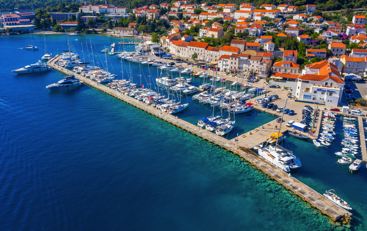 Marina in Korcula