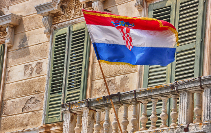 Kroatische Flagge