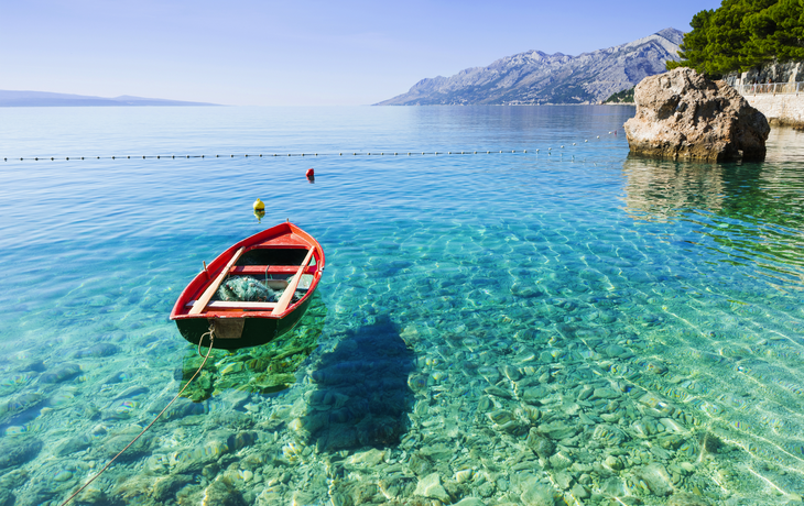 Makarska-Uferpromenade nahe Brela