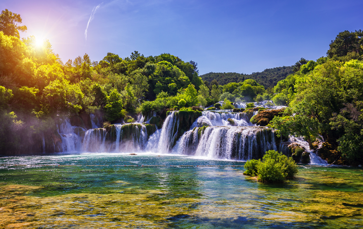 Skradinski Buk Wasserfall im Krka Nationalpark