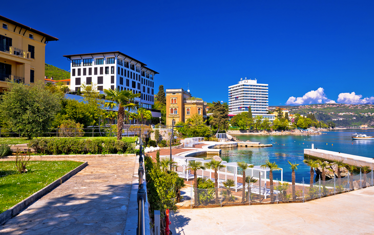 Promenade von Opatija, Kroatien