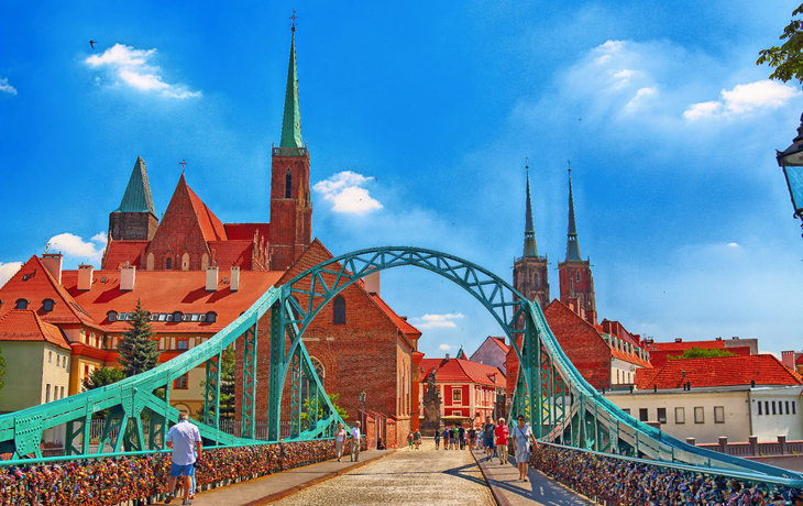Dombrücke in Breslau, Polen 
