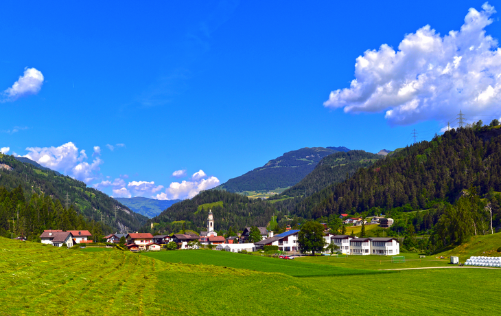 Tiefencastel in Graubünden, Schweiz