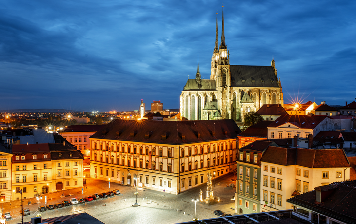 Brno bei Nacht