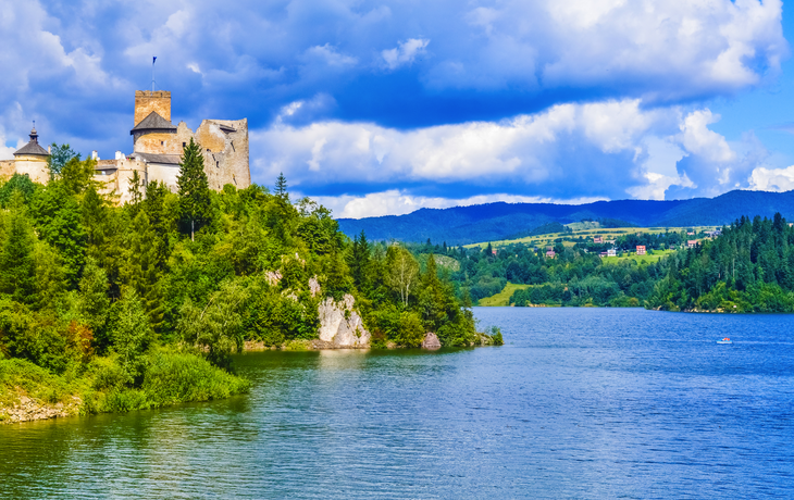 Burg Niedzica in der Dunajec-Schlucht
