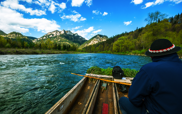 Rafting auf dem Fluss Dunajec