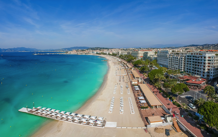 Panorama von Cannes an der Cote d'Azur