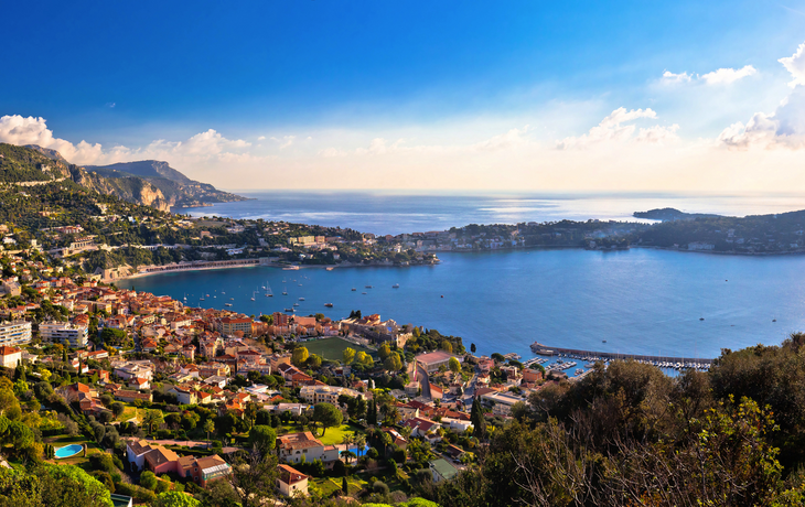 Villefranche sur Mer und Cap Ferrat an der französischen Riviera