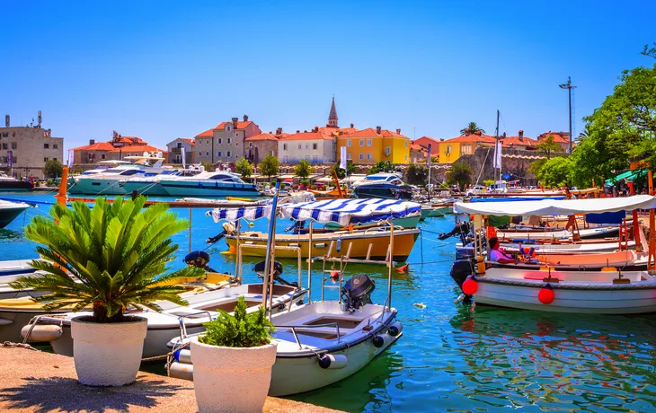 Hafen von Budva in Montenegro
