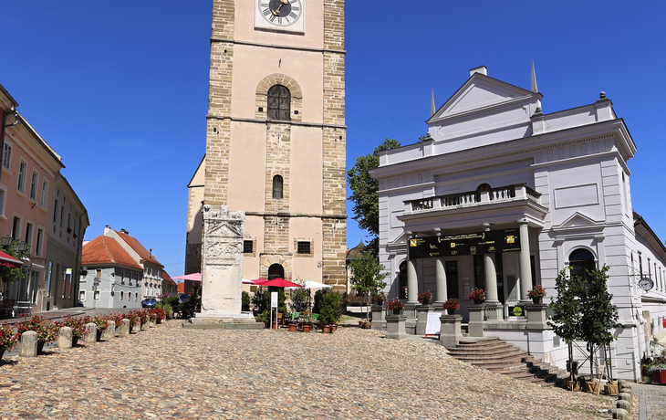 Zentrum der Stadt Ptuj