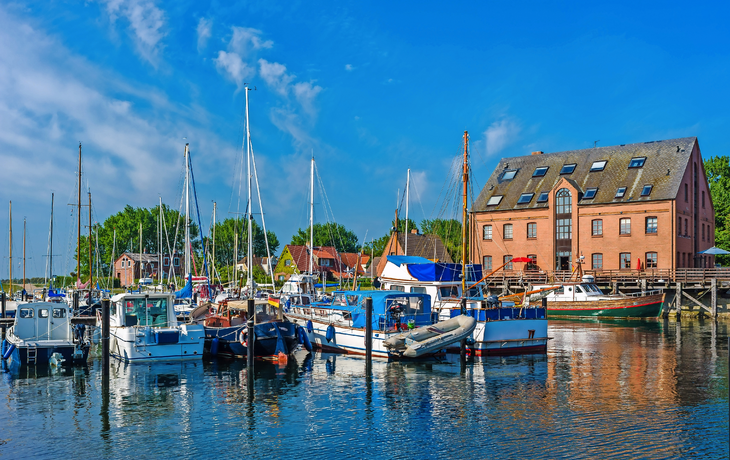 Hafen in Orth auf Fehmarn
