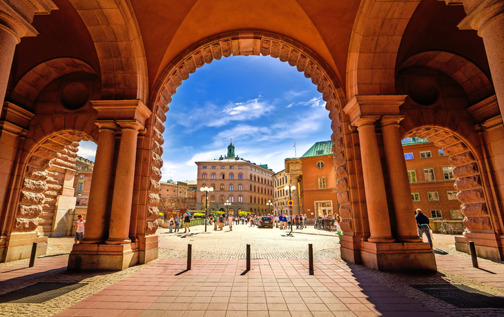 Königspalastbögen, Stockholm