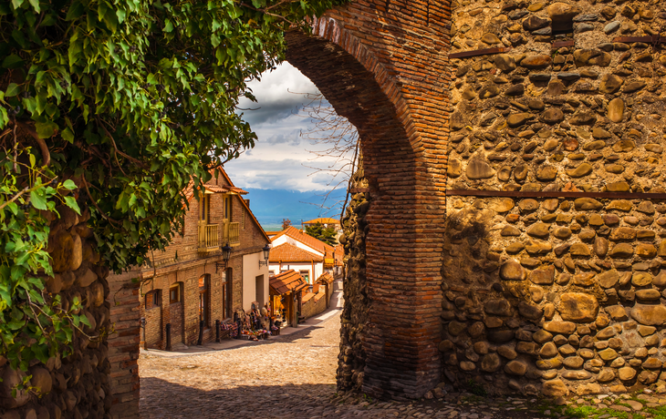 Sighnaghi in der Region Kachetien im Osten Georgiens
