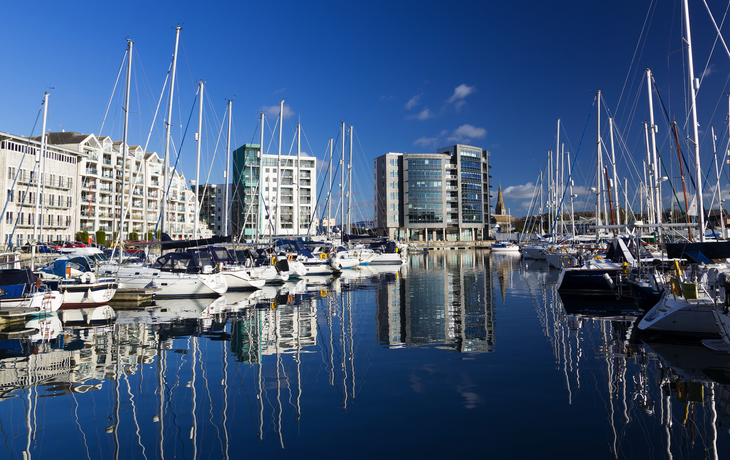 Hafen von Plymouth