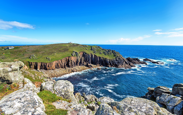Porth Loe an der kornischen Küste