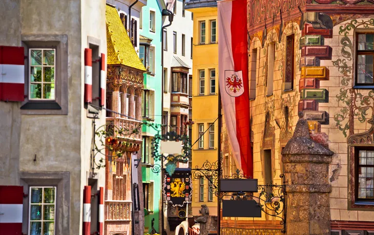 Altstadt von Innsbruck in Tirol, Österreich