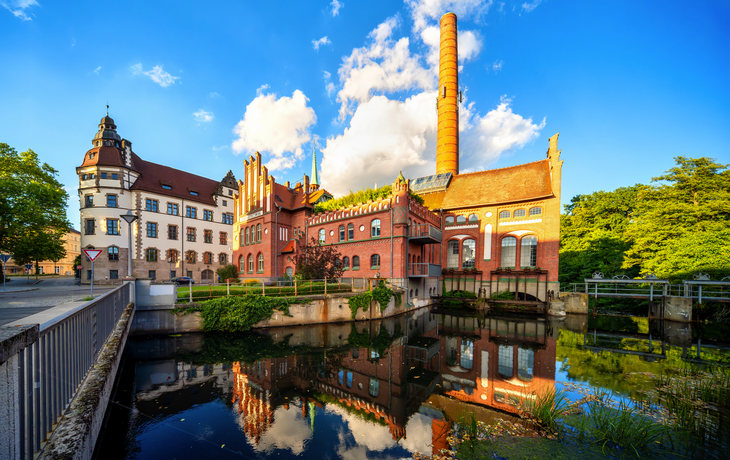 Elektrizitätswerk in Cottbus, ein Kunstmuseum am Spreeufer
