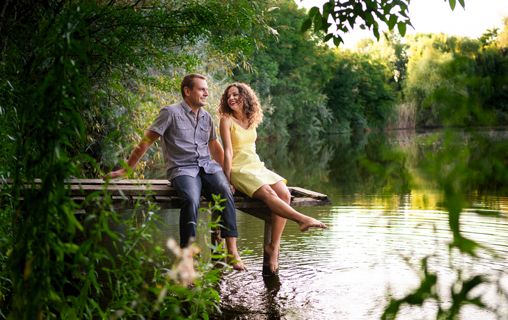 Erfrischung am See