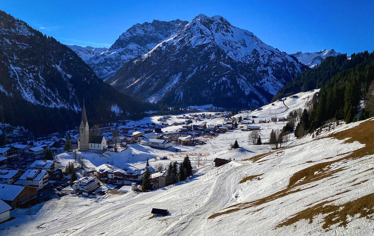 Skigebiet Mittelberg im Kleinwalsertal