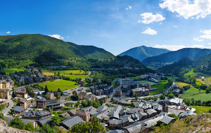 Blick auf Ordino