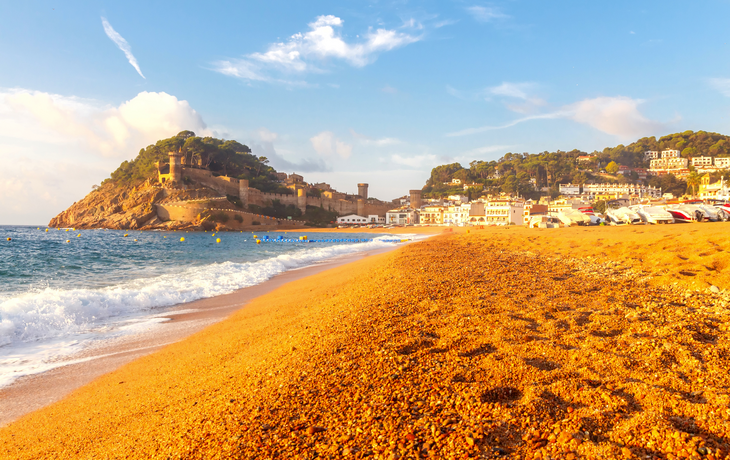 Strand Platja Gran in Tossa de Mar an der Costa Brava