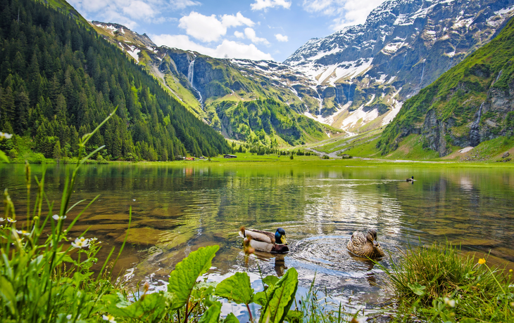 Hintersee nahe Mittersill im Salzburger Land, Österreich