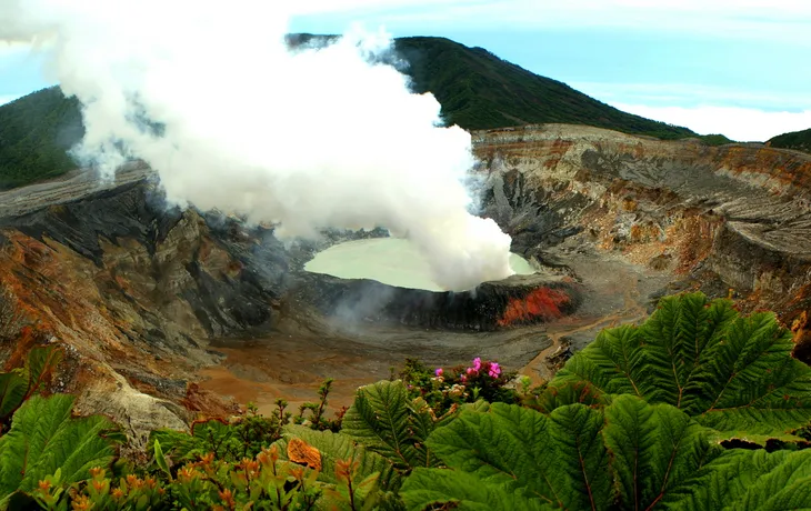 Vulkan Poas auf Costa Rica
