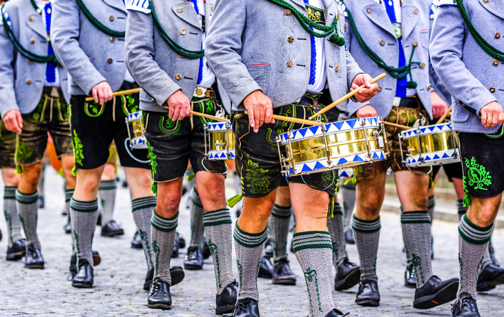 typisch bayerische Blaskapelle
