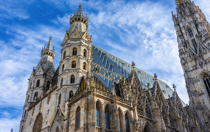 Blick auf den Stephansdom in Wien