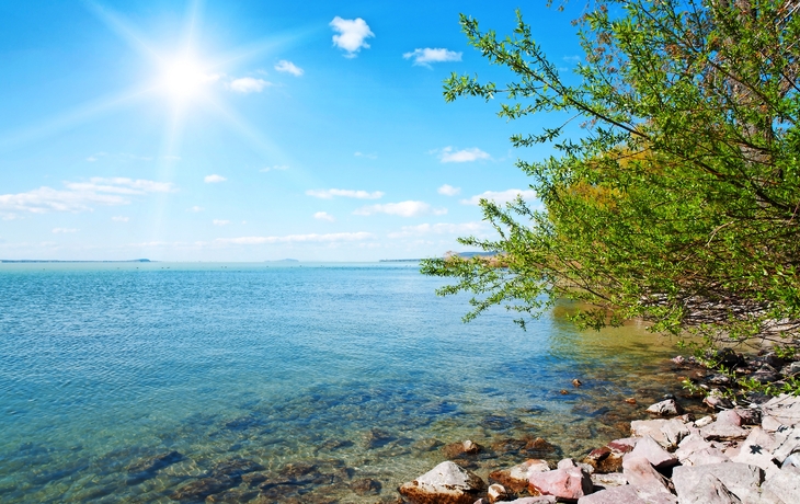 Plattensee im Frühling, Ungarn