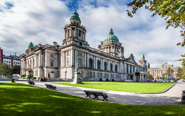 Rathaus von Belfast in Nordirland, Vereinigtes Königreich