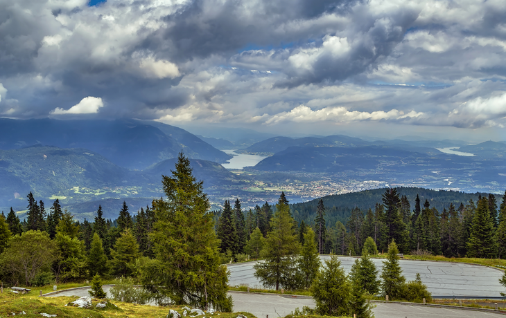 Blick von der Villacher Alpenstraße