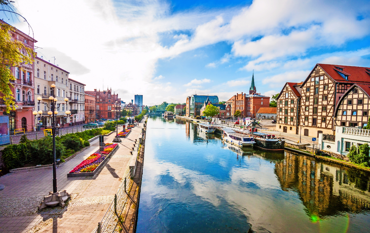 Altstadt und Getreidespeicher von Bydgoszcz an der Brda
