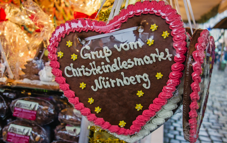 Christkindlesmarkt in Nürnberg, Deutschland