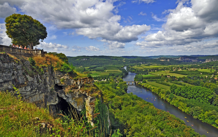 Domme im Tal der Dordogne 