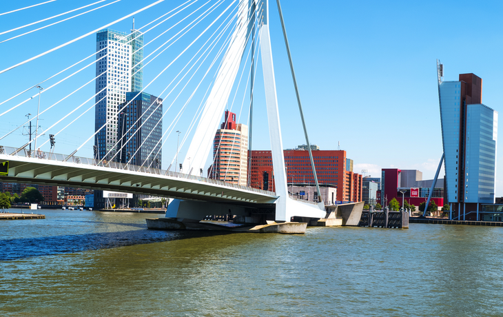 Erasmusbrücke in Rotterdam in den Niederlanden