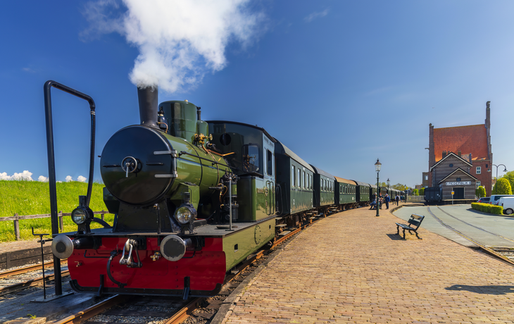 Steam locomotive, Medemblik, Noord Holland, Netherlands