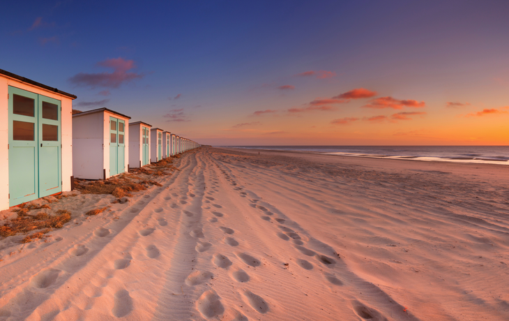 Strandhäuser auf Textel