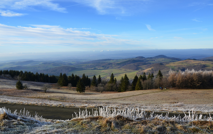Blick über die Rhön von der Wasserkuppe aus