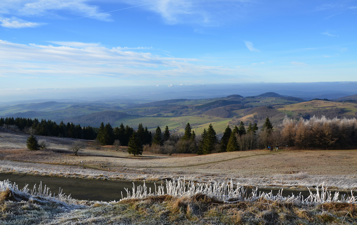 Blick über die Rhön von der Wasserkuppe aus